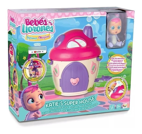 Cry Babies Magic Tears Katie Super House Playset 97972