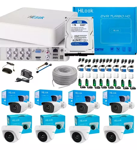 Kit Camaras Seguridad 8 Bala Exterior Full Hd 1080P + Dd 1Tb