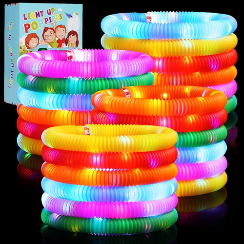 Scione Light Up Pop Tubes Party Favores Juguetes Sensoriales