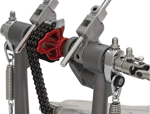 Pedal Doble Pearl Eliminator Bombo Doble Mazo P1032 Rojo