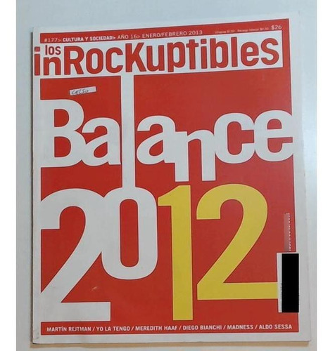 Revista Los Inrockuptibles 177 Año 16 Fecha Ene Feb  2013