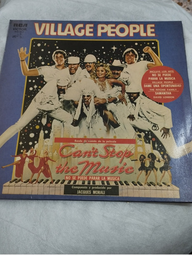 Village People Can't Stop The Music Vinilo 