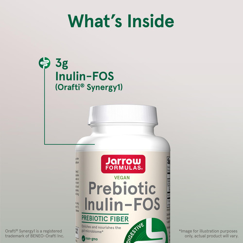 Jarrow Formulas Fibra Prebiótica Inulina Fos 6.3oz