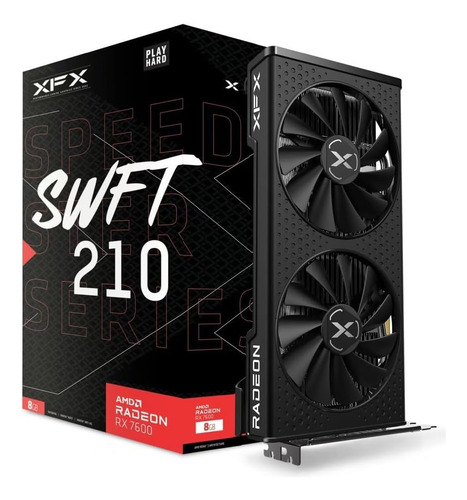 Tarjeta Gráfica Xfx Speedster Swft210 Radeon Rx 7600 Con ...