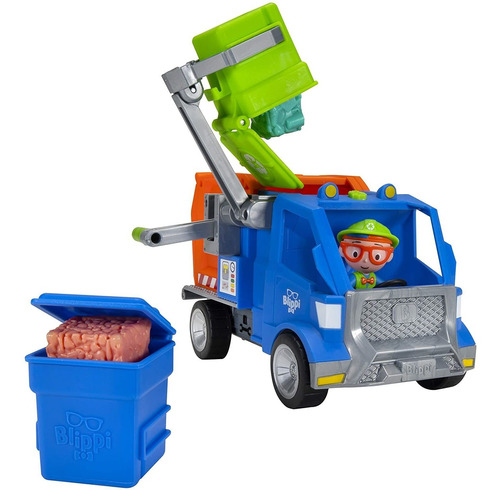 Camion De Reciclaje Blippi  Incluye Figura De Juguete De Pe