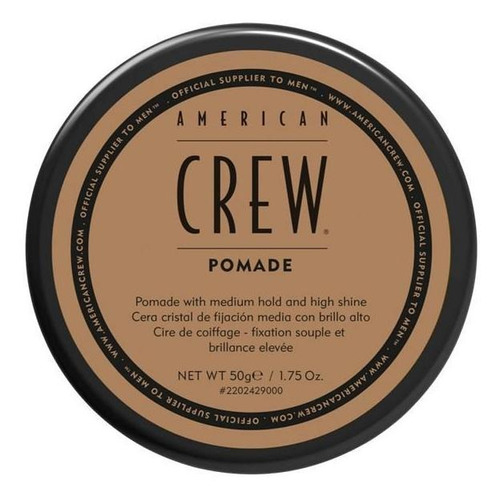 American Crew Pomada 3 Oz, Smooth Control Con Alto Brillo