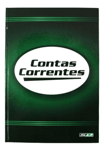  São Domingos Livro Conta Corrente Controle Financeiro Grande 50 Fls 50 folhas  31.5cm x 21.5cm