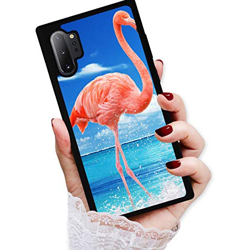 Funda Para Note 10+ Galaxy Note 10 Plus Azul Sky Flamingo-02