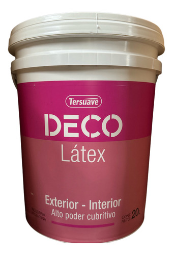 Latex Tersuave Exterior-interior Decolatex X 20 Litros