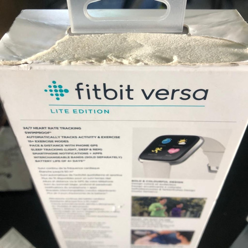Fitbit Versa Reloj Inteligente Lite Edition, Blanco