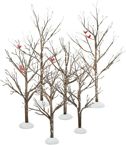 Figura Decorativa De Village Bare Branch Trees Juego De...