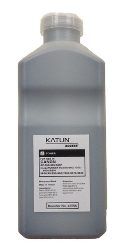 Botella Toner Compatible Canon Ir 60 550 600 7200 8070 8500