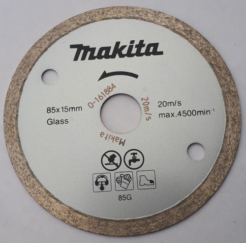 Disco Diamante Corte Vidrio 3-3/8 X 19/32 Makita B21082