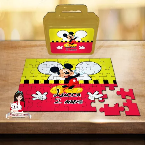 Lembrancinha Licenciada - Jogo Quebra-cabeça Mickey - 1 Un - Magazine 25 de  Março Festas