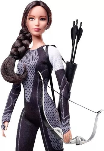 Coturno Preto da Barbie Collector Katniss - Jogos Vorazes, Brinquedo Barbie  Usado 93922599