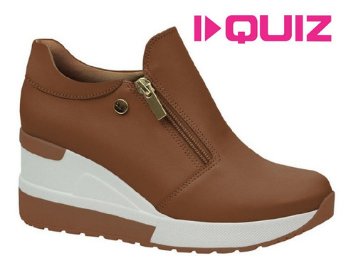 Tênis Quiz Plataforma Anabela Sneakers Feminino 64-1852