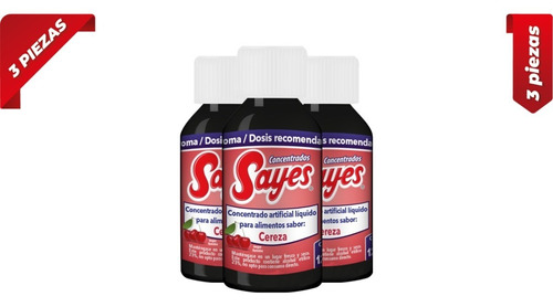 Concentrado Saborizante Sayes Sabor Cereza 120ml