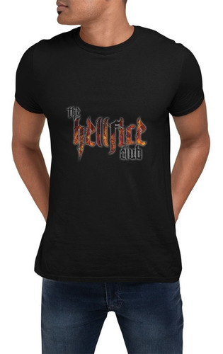 Polera Hellfire Club Stranger Things Estampado Algodon Model