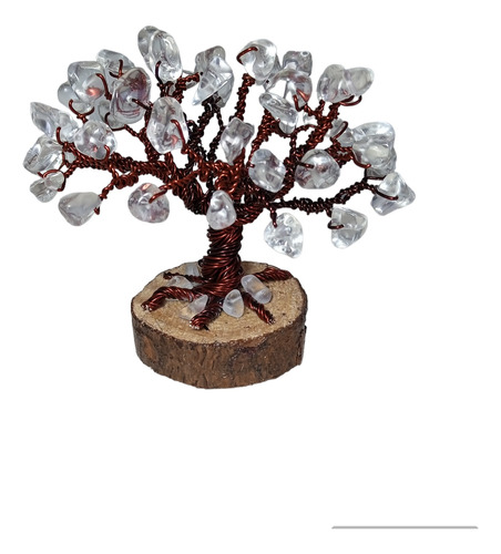 Árbol Cuarzos Cristal _ Árbol De Vida- Decoración_ Hogar