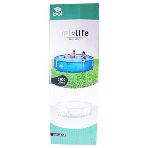 Piscina Armação 5000 Litros C/ Kit Reparo 510000 Belfix