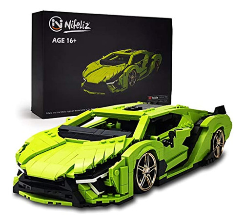 Nifeliz Mini Sai Sports Car Moc Bloques De Construcción Y Ju