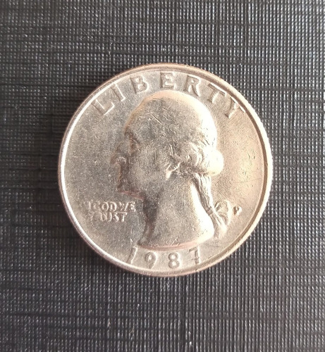 Estados Unidos Quarter Dollar Liberty Letra P 1987 M115