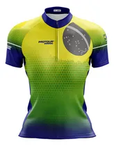 Comprar Blusa De Ciclismo Feminina Manga Curta Pro Tour Brasil 2023