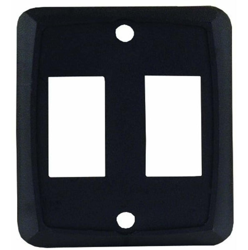 Jr Producto Interruptor Doble Face Plate Negro
