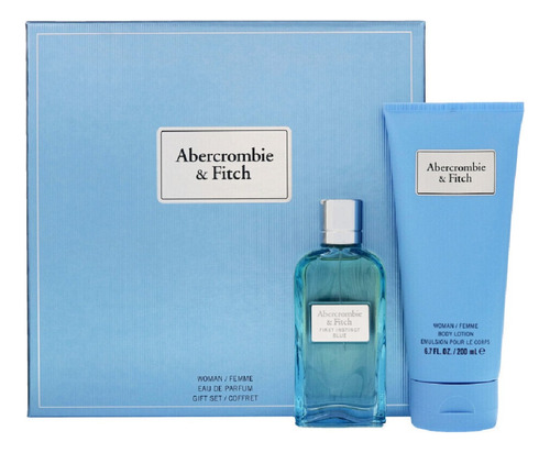 Perfume Abercromie & Fitch First Instinct Blue + Cremas 