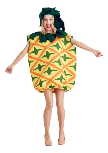 Halloween Spoof Divertido Fruta Piña Forma Cos Disfraz