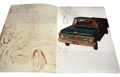 Ford Pick Up F100 Y Camiones Catalogo De Venta Original (Usado)