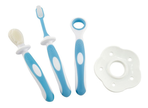 Escova De Dente Para Bebê Kit Higiene Oral Comtac Kids 4377