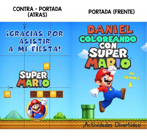 30 Libros Personalizados Para Colorear, No Incluye Crayolas