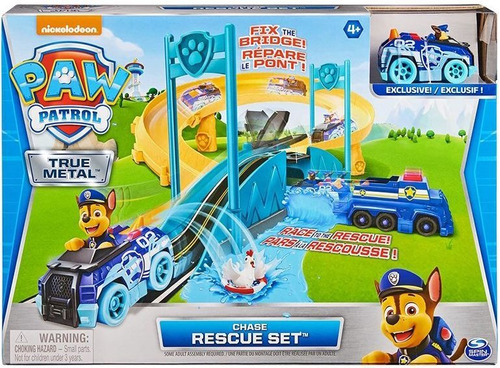 Paw Patrol - Chase Rescue Set - Incluye 2 Vehículos - 