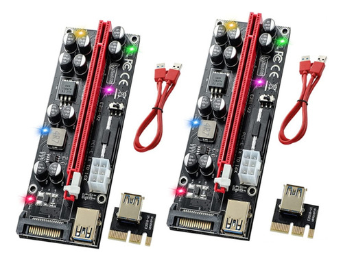 Cable Adaptador De Tarjeta Gráfica Pcie 3.0 1x A 16x Pci-e 1