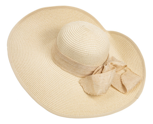 Sombrero De Paja Con Protección Solar Al Aire Libre Para Muj
