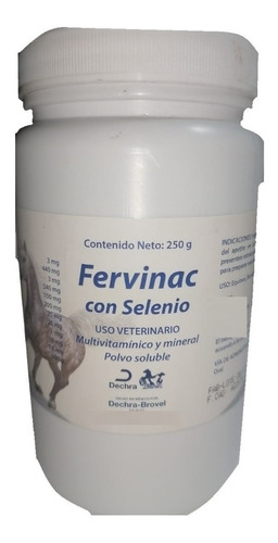 Fervinac Con Selenio 250 Gr Multivitaminico Y Mineral