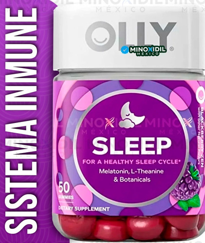 Olly Sleep Melatonina Premium 3 Mg | L-theanina & Botanicals