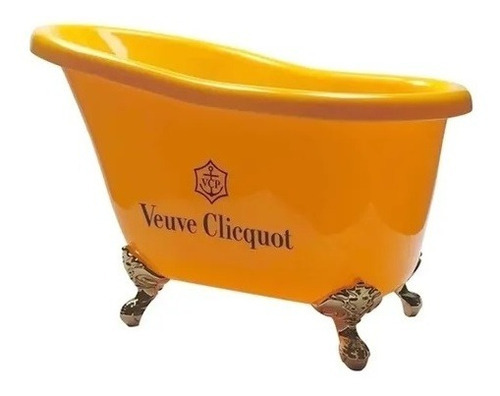 Champanheira Banheira Boccati Amarelo 4 Garrafas Veuve Veuve Cliquot