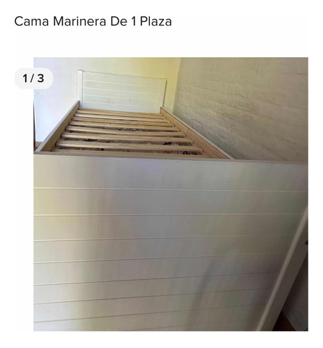 Cama Marinera 1 Plaza