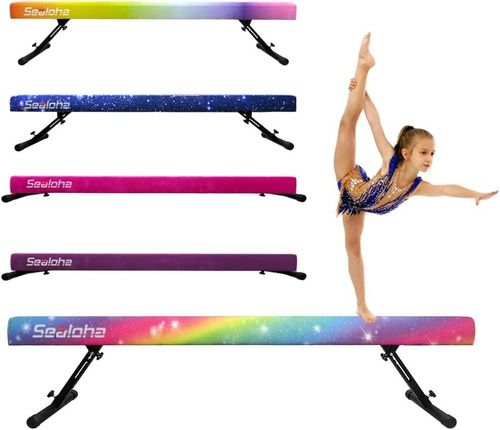 Viga De Equilibrio Ajustable Plegable 8ft Multicolor Sealoha