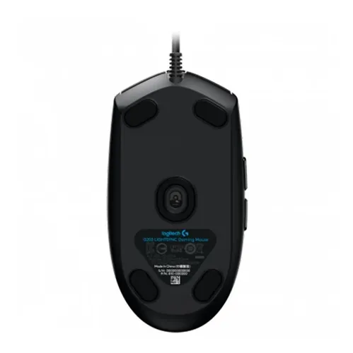 Mouse Ótico para Jogos Logitech G203 LIGHTSYNC Preto: imagem 4