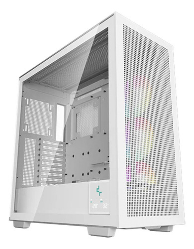 Armário modular de vidro temperado Deepcool Morpheus Wh e-ATX branco
