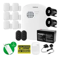 Comprar Kit Alarme C\u002F Sensores S\u002F Fio 6 Xas + 1 Ivp 2000 E 2 Sirenes
