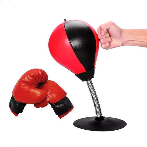 Punching Ball Para Mesa Guantes Pera Boxeo Juguete Infantil