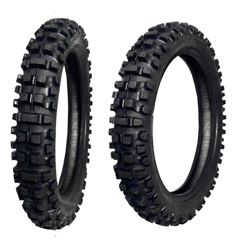 Pneu nxr bros 125 150 160 90/90-19 460-17 cross trail rodabem cravo rr16