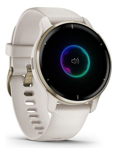 Imagen 3 de 5 de Reloj Gps Multideporte Garmin Venu 2 Plus Beige