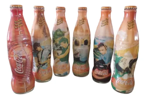Botella Coca Cola En La Misma Frecuencia De Verdad X 6 Vacia (Usado)