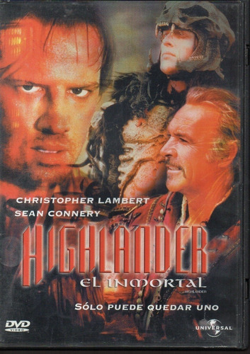 Highlander El Inmortal Christopher Lambert Pelicula Dvd