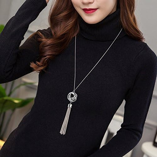 Colgante De Cuello Con Cadena De Serpiente Con Nudo Y Extrem